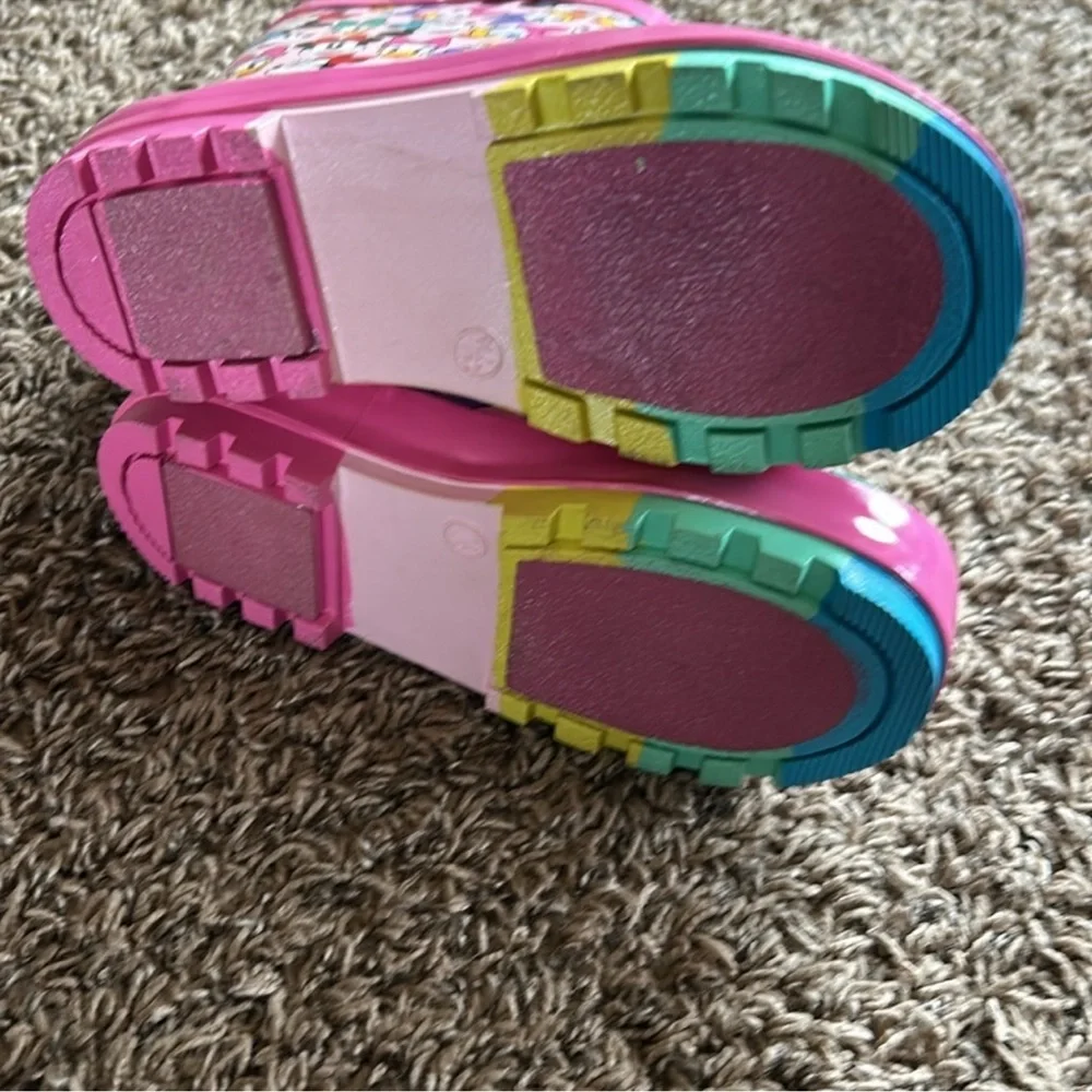 Disney Pink Minnie Mouse Kids Rain Boots